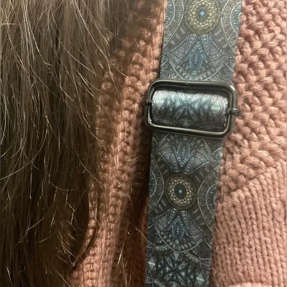 Stylish Boho & Blingy Removable Adjustable Strap “Made By Me”Crossbody Jean Bag! - Picture 7 of 16